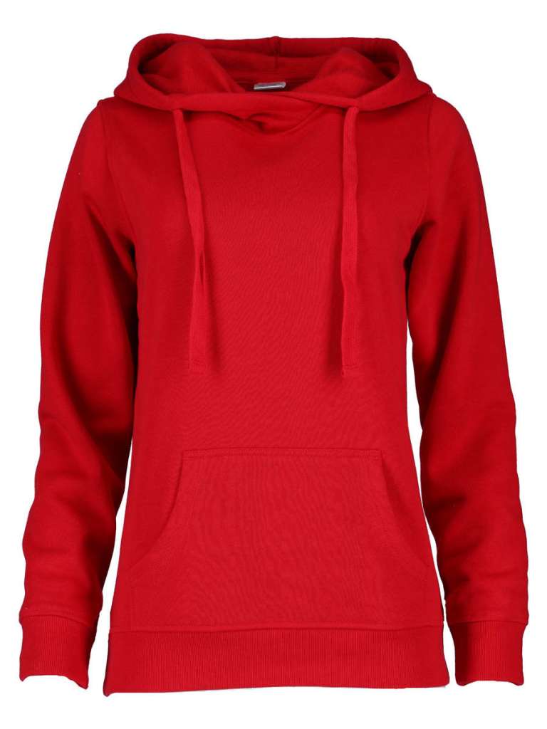 Plus Crossover Neck Hooded Fleece Womens $15.00