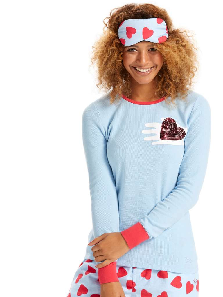Take My Heart Waffle Top $19.00 AUD