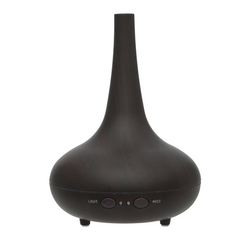 FREE SHIPPING | Milano Decor Ultrasonic Aromatherapy Diffuser & Humidifier with Oils Dark Wood $59.95 (rrp RRP $129.00)