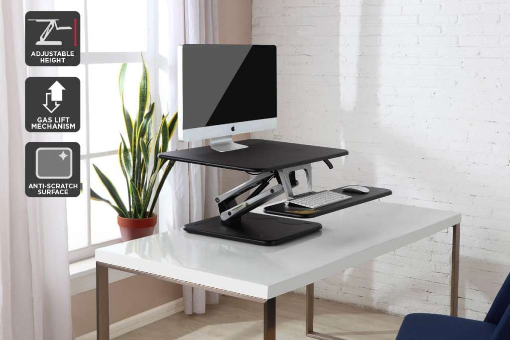 Ergolux Lite Height Adjustable Sit Stand Desk Riser $189