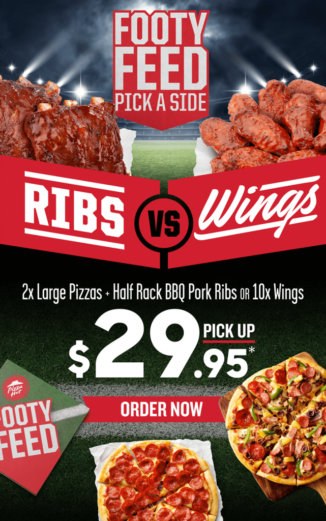 Footy Weekend Party Meals! $29.95