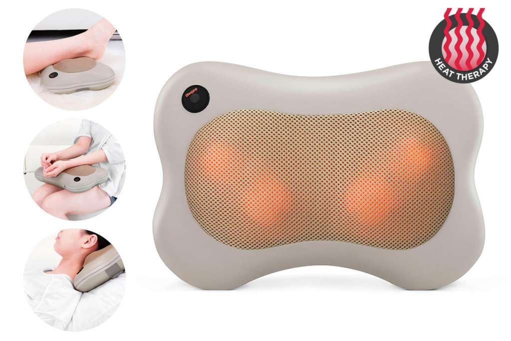 Kogan Heated Shiatsu Massage Pillow $45