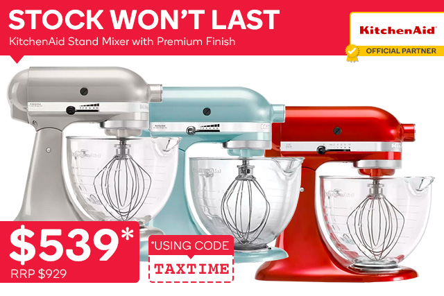 Over 40% OFF RRP | KitchenAid Mixers from $539* with Special EOFY Code