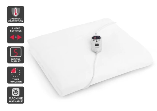 Ovela Fitted Electric Blanket (Single) $29 + Delivery (Was $69)