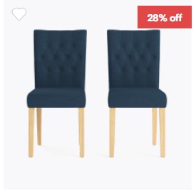 Spend $1250+ | Save $200  | Espen® 2 x Dining Chair Now $249.00 (was $349.00)