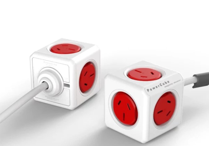 Lowest Price Ever! | Allocacoc PowerCube 1.5m with 5 Power Outlets – Red (5300/AUEXPCRED) $14 + Delivery (RRP $24.95)