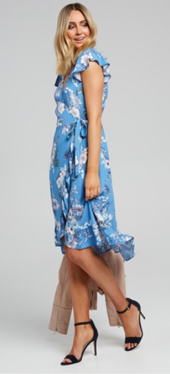 Final day to shop your 2nd item at 50% off! Lily Wrap Dress $79.95