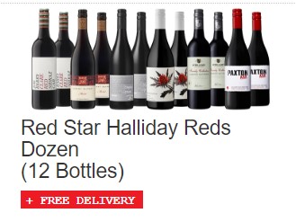 Red Star Halliday Reds Dozen (12 Bottles) $10.00 A BOTTLE ($120.00 for 12 Bottles)