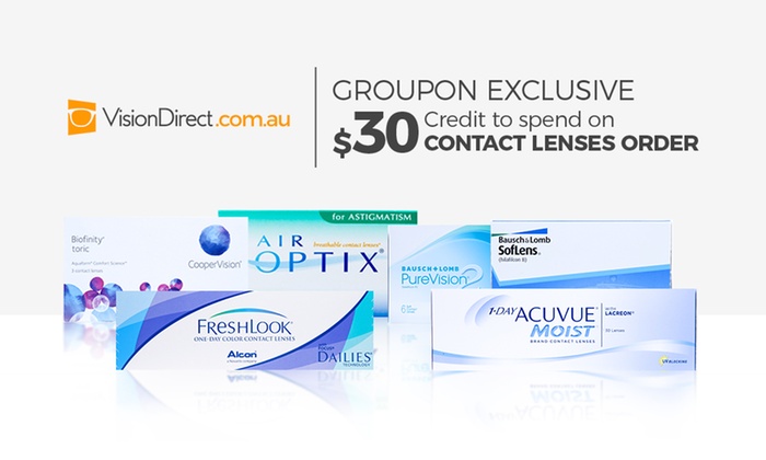 $15 for $30 to Spend on Contact Lenses at VisionDirect