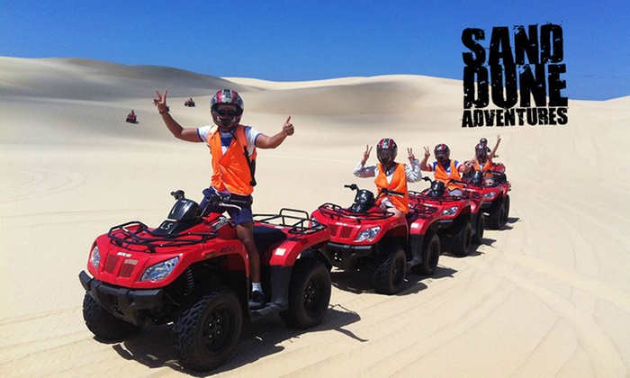 One-Hour Quad Bike Sand Dune Adventure for One ($79) or Two People ($158) with Sand Dune Adventures (Up to $220 Value)
