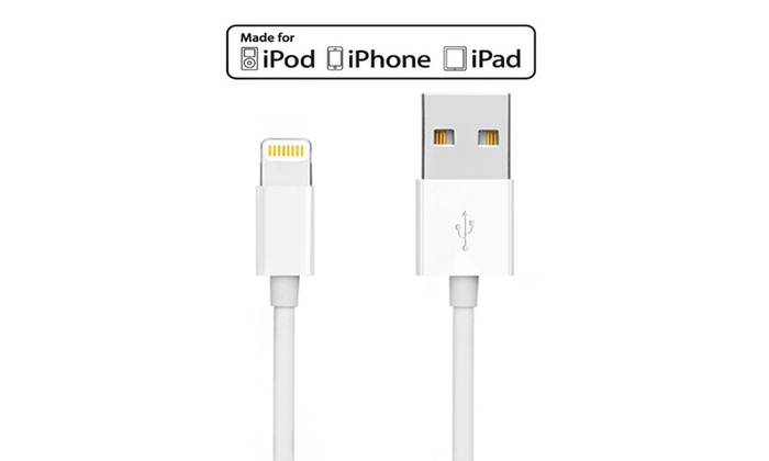 Apple-Certified Lightning Cable for iPhone, iPad and iPod: One ($9.95), Two ($17.95) or Four ($31.95)