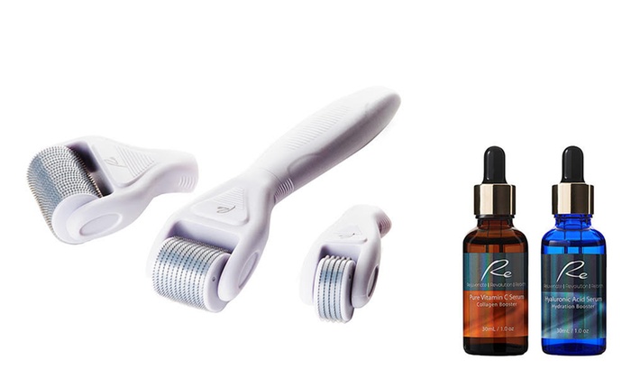 From $39 for a Micro-Needle Face & Body Derma Roller Set