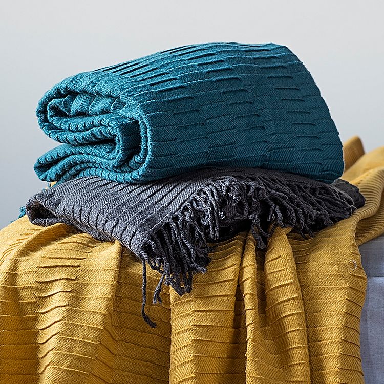 up to 30% off | Aspen Linear Pleat Throw now $52.46 (from $74.95)