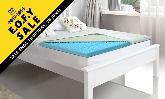 EOFYS: From $59 for a Cool Gel Memory Foam Mattress Topper