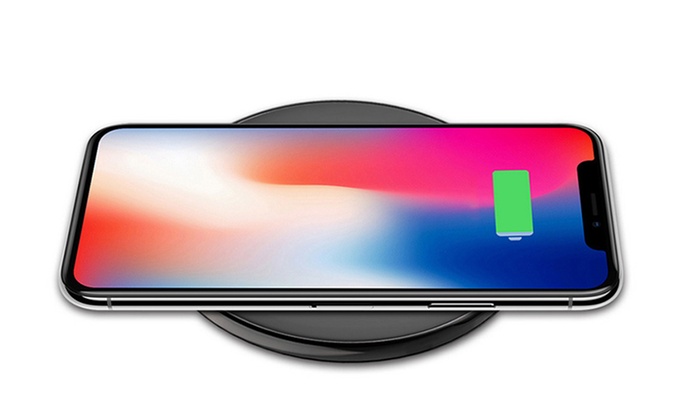 Ultra Thin Fast Wireless Charger Qi Charging Pad for iPhone X/8/8 Plus and Samsung S8/Note 8: One ($25) or Two ($45)