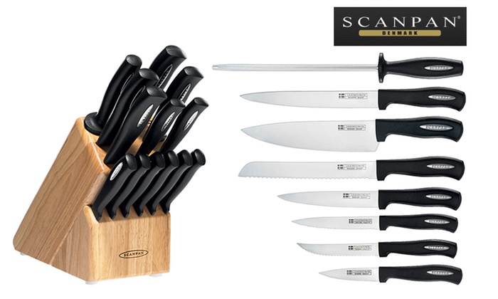 $99 for a Scanpan 14 Piece Knife Block Set