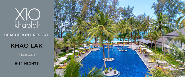 X10 Khao Lak Resort Stay Eight Nights in Thai Resort Luxury by Bang Niang BeachJust $799