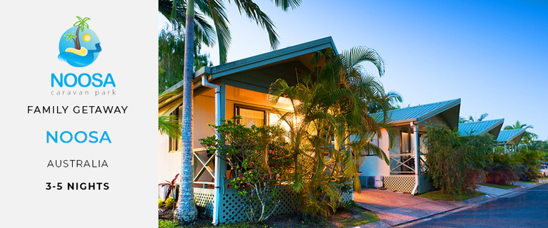 Noosa Caravan Park Noosa Escape for a Family of Four with Late Checkout $195