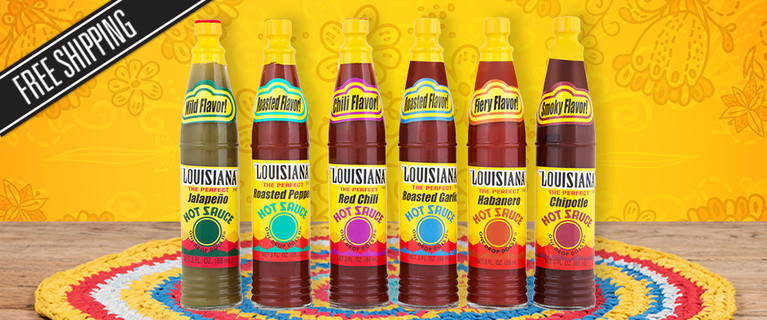 Add a Little Spice to Your Life with this Super Tasty Louisiana Hot Sauce Variety Six Pack! Only $22 with Free Shipping