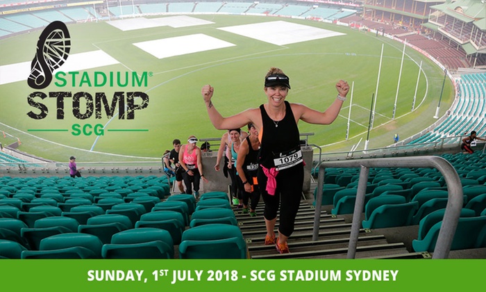 Stadium Stomp 6300 Stair Challenge – Entry for $49.95 – 1 July – Sydney Cricket Ground (Don’t Pay $64.95)