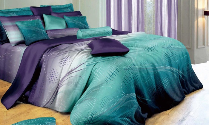 Artistic Quilt Cover Set – Single ($39), Double ($45), Queen ($49), King ($59) or Super King ($79)