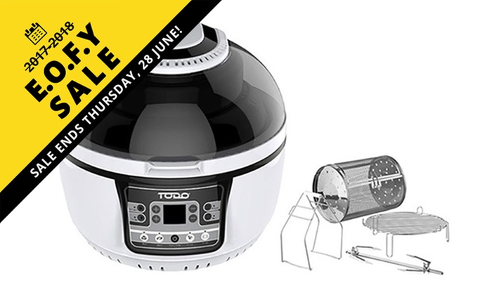 EOFYS: $139.95 for a TODO 10L Family-Size 1400W Multifunction Convection Oven Air Fryer