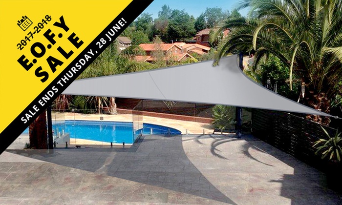 EOFYS: From $25 for a Heavy Duty Sun Shade Sail in a Range of Shapes, Sizes and Colours