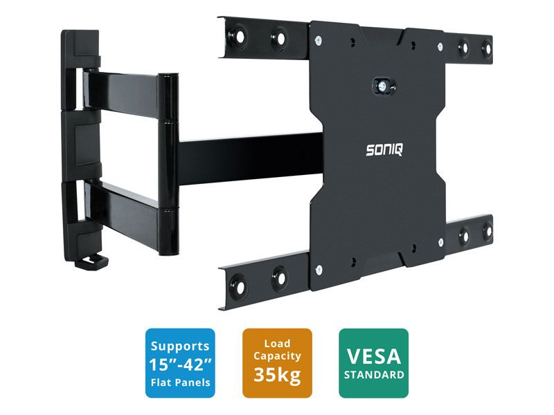 Adjustable Wall Mount for TV Size 15″ – 42″ $39