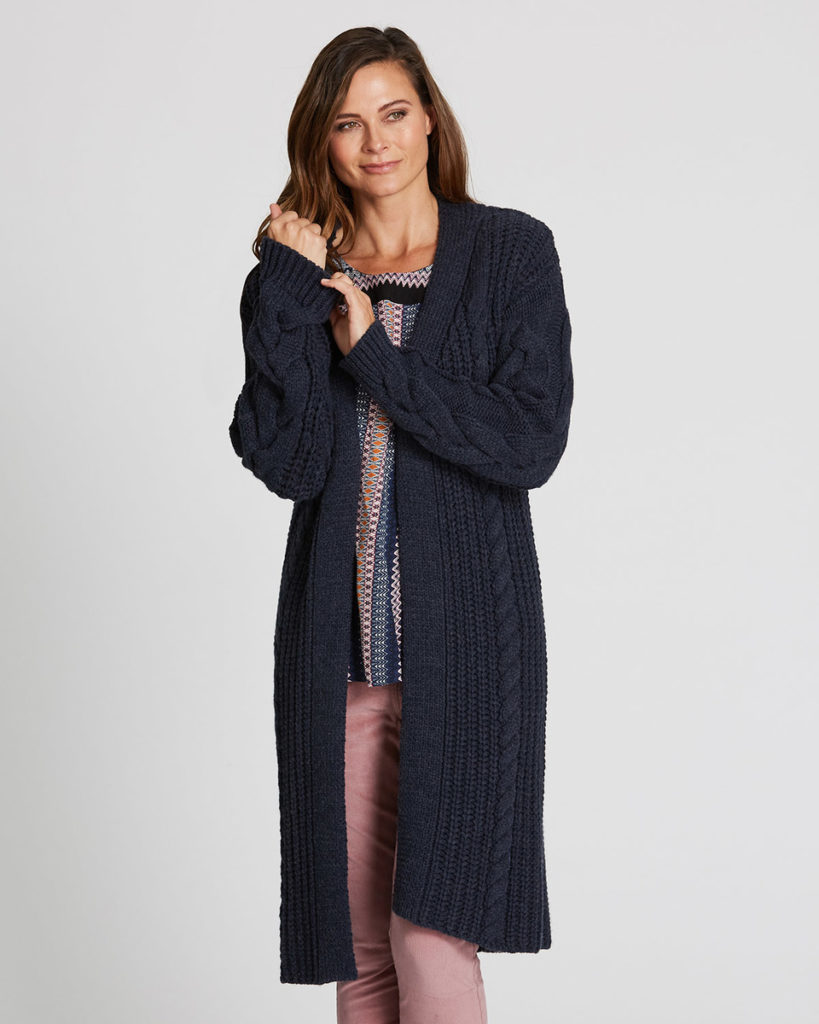 Chunky Cable Knit Coatigan $35.40