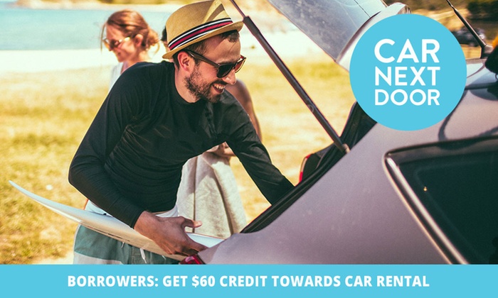 $10 for $60 Credit to Spend on Car Rental with Car Next Door