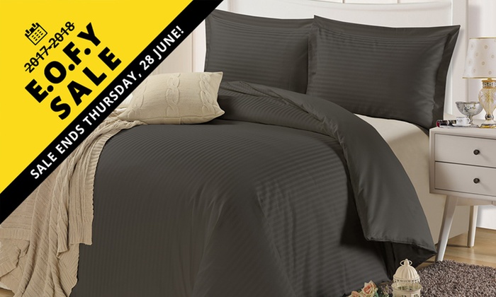 EOFYS: From $79 for 1200TC Two-Sided Egyptian Cotton Quilt Cover Set (Don’t Pay up to $319)