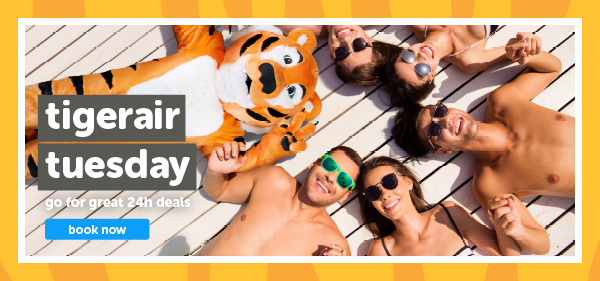 Tigerair Tuesday is on now! Melbourne > Hobart from 59.95*