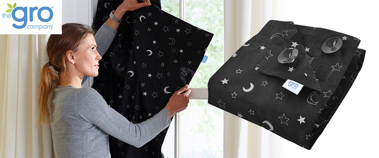 Create the Perfect Sleeping Environment At Any Time, Anywhere with a Blackout Blind with Stars and Moon Design! Only $49.99