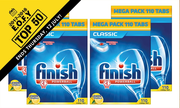 EOFYS: $67.95 for 440 Tablets of Finish Classic Powerball Lemon Sparkle (Don’t Pay $147.80)