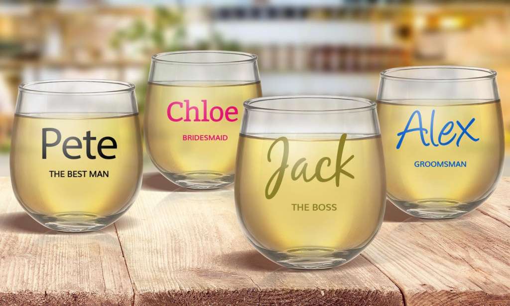 From $14.99 for a Personalised Stemless Wine Glasses (Don’t Pay up to $239.92)