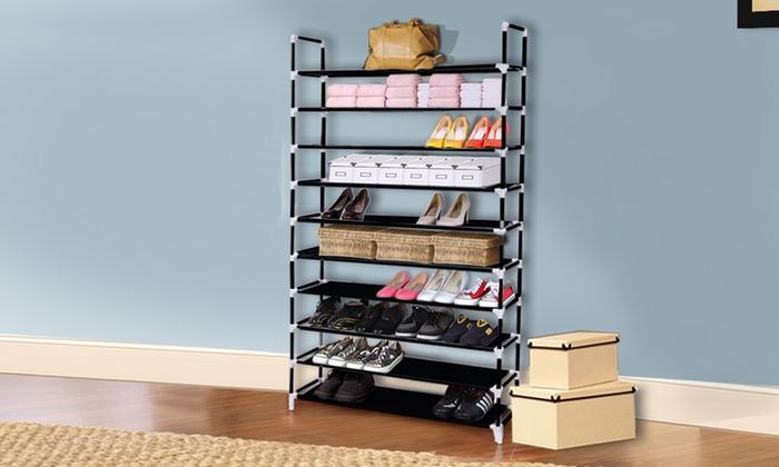 $19 for a 10-Tier Stackable Shoe Rack