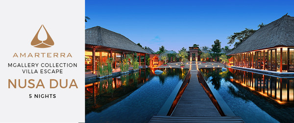 Amarterra Villas Bali Nusa Dua Stylish MGallery Collection Pool Villa Escape in Bali 5 Nights from AUD$1,499/room