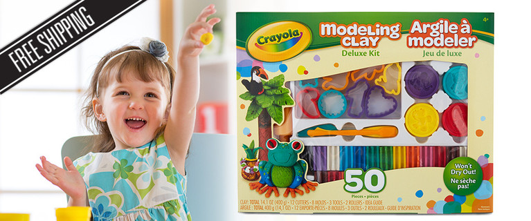 Crayola Modeling Clay Deluxe Kit – Just $24 with Free Shipping!