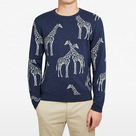 GIRAFFE INTARSIA KNIT A$119.95