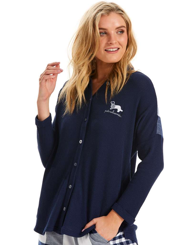 Navy Waffle Shirt $47.96 AUD