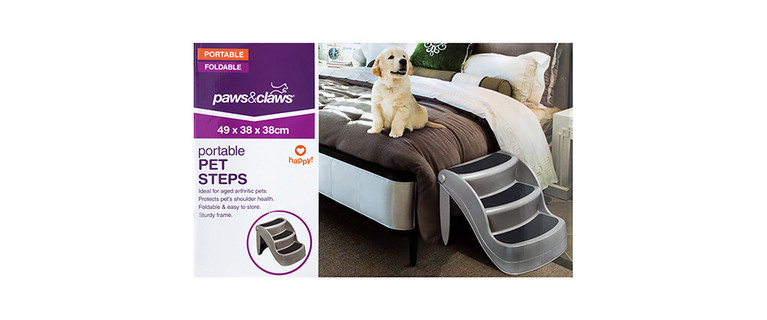 Help Your Pet Get Around Safely with These Portable Pet Steps – Just $34.99!