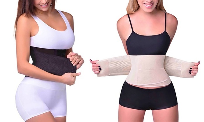 $12 for a Double Compression Waist Body Shaper in Two Colours and Sizes