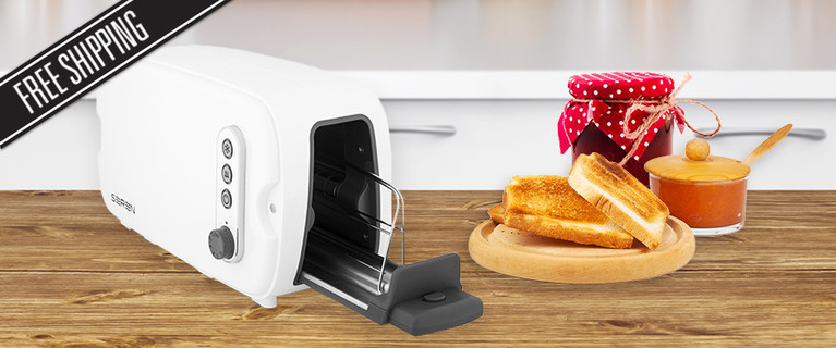 Make Your Morning A Little Easier For You and Your Entire Family with This Nifty Seren Side-Loading Toaster! Only $29.98 Free Delivery