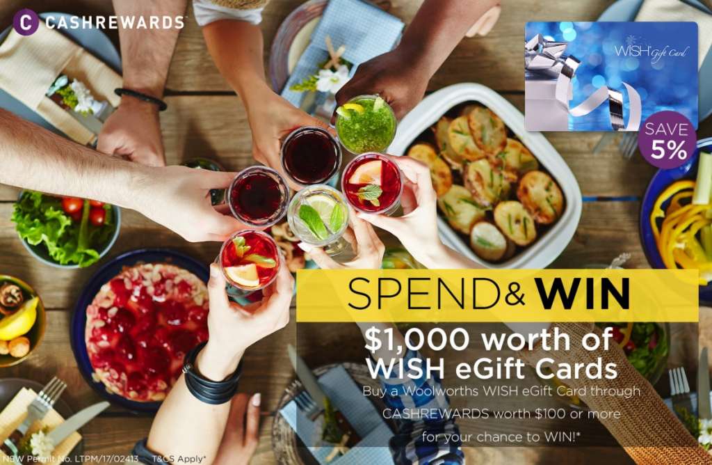 Spend and Win $1,000 worth of WISH eGift Cards every week this July!
