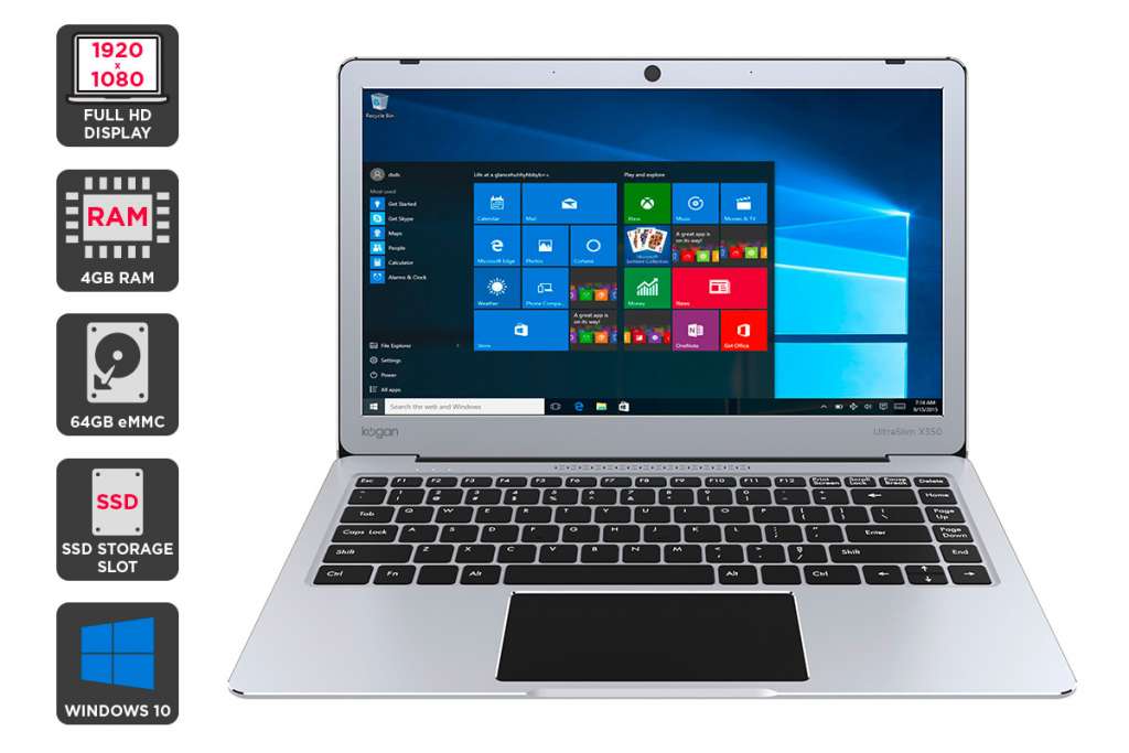 Kogan Atlas 13.3″ UltraSlim X350 Notebook $379