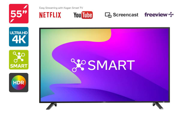 Kogan 55″ Smart HDR 4K LED TV $559