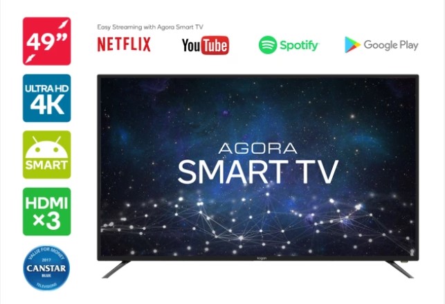 PRICE DROP: ​Kogan 49″ Agora Smart 4K LED TV (Series 8 KU8000) $479 + Delivery