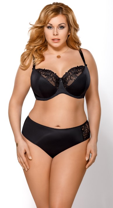 Gorsenia Lingerie Black Soft Underwire Bra Big $35.00 (Price elsewhere $94.00)