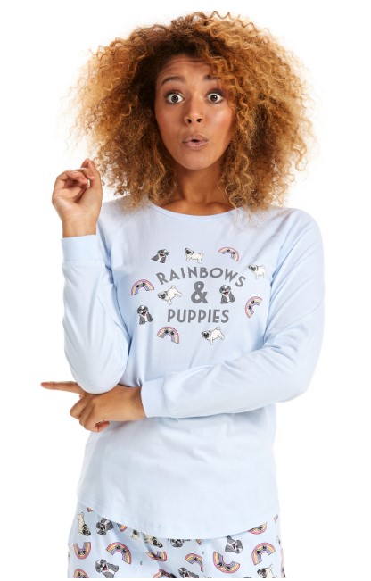 Final Sale Clearance Ends Today | Rainbows & Puppies Long Sleeve Top now $19.00 (was $59.95)