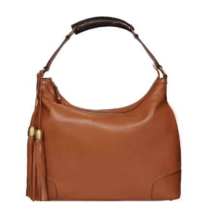 Silvio Tossi Leather 12414-01 Hobo Bag Cognac $181.00 (rrp $1879.00)